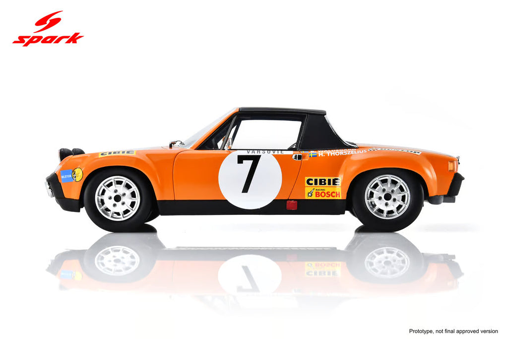 Pre-Order Porsche 914/6 No.7 3rd Monte Carlo Rally 1971 Björn Waldegård - Hans Thorszelius