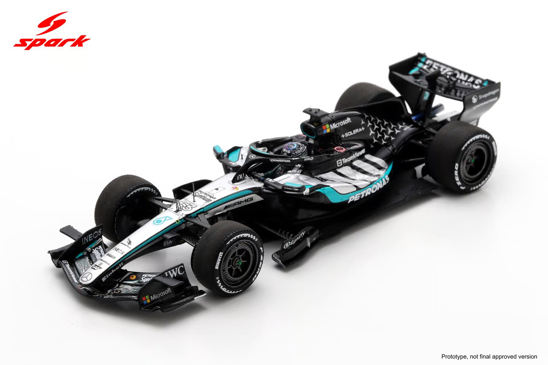 Pre-Order Mercedes-AMG PETRONAS F1 Team W17 No.63 4th Japanese GP 2026 George Russell 1:64