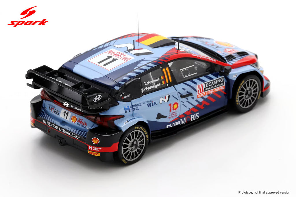 Pre-Order Hyundai i20N Rally1 No.11 Winner Monte Carlo Rally 2024 T. Neuville - M. Wydaeghe