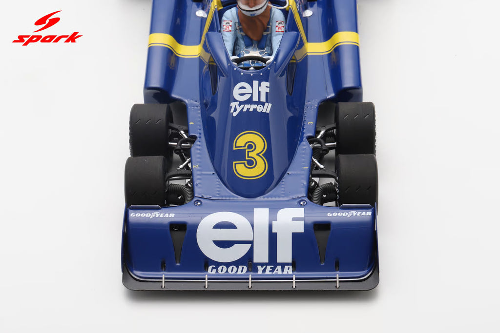 Pre-Order Tyrrell P34 No.3 Winner Sweden GP 1976 Jody Scheckter 1:18