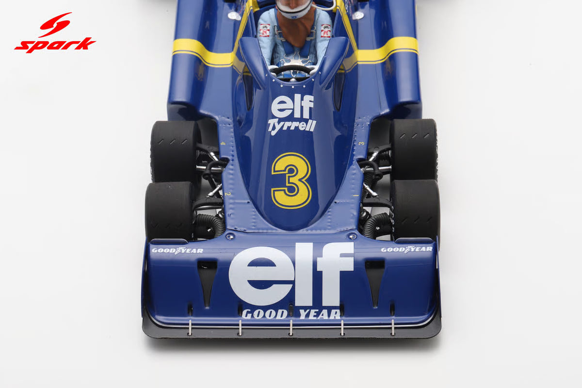 Pre-Order Tyrrell P34 No.3 Winner Sweden GP 1976 Jody Scheckter 1:18