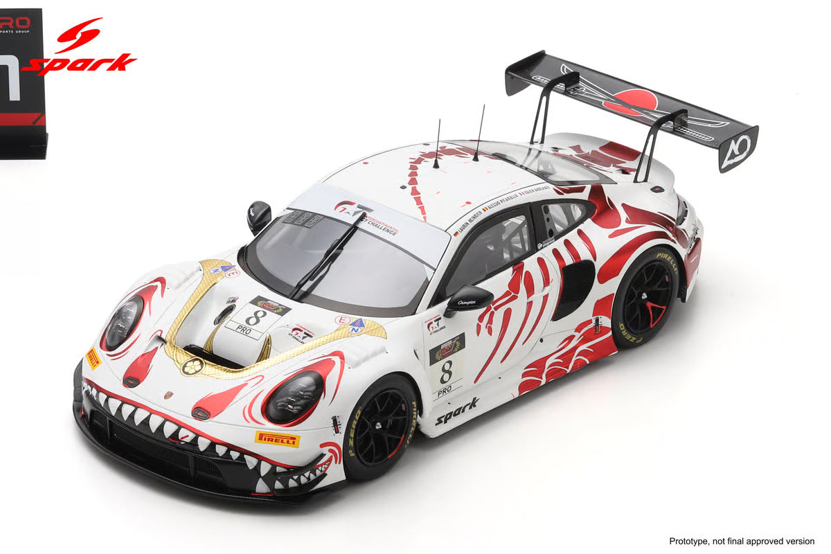 Pre-Order Porsche GT3 R No.8 AO Racing Winner Suzuka 1000km 2026 L. Heinrich - A. Picariello - J. Andlauer (With pit board) 1:64