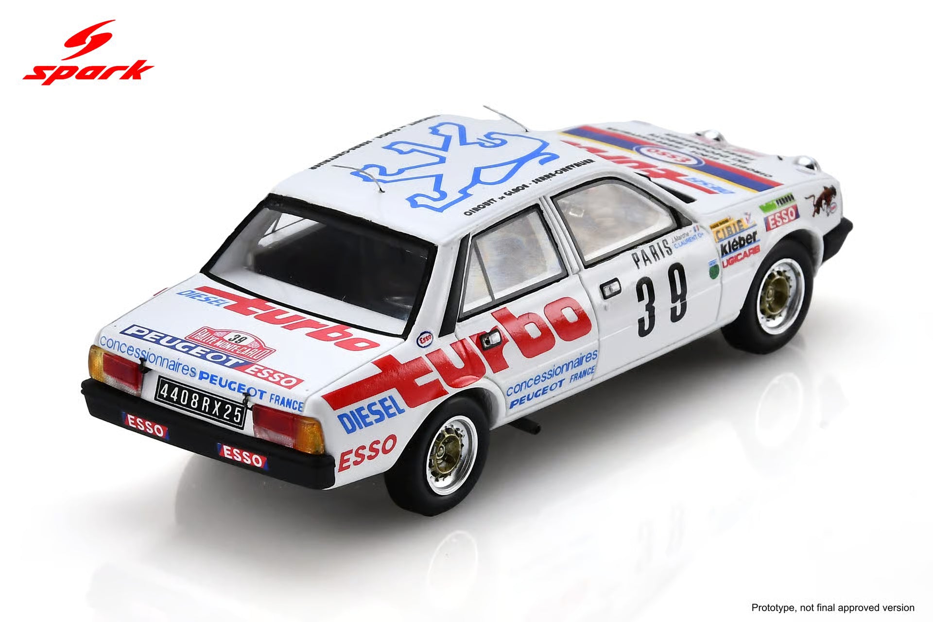 Pre-Order Peugeot 505 Turbo Diesel No.39 Monte Carlo Rally 1981 C. Laurent - J. Marche