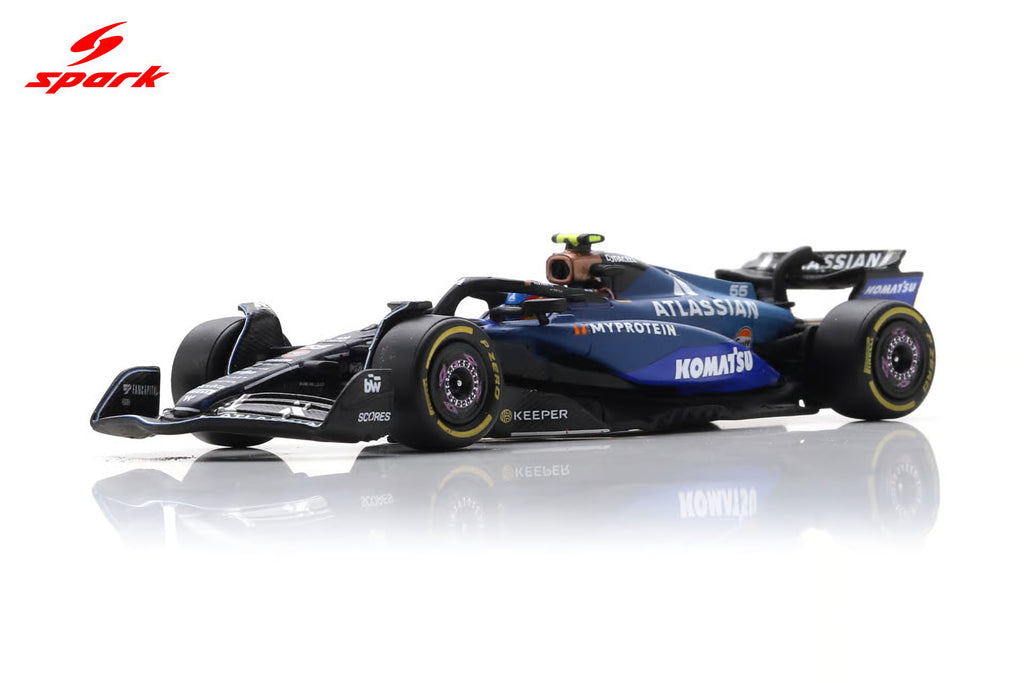 Williams FW47 No.55 Williams Racing Chinese GP 2025 Carlos Sainz 1:64