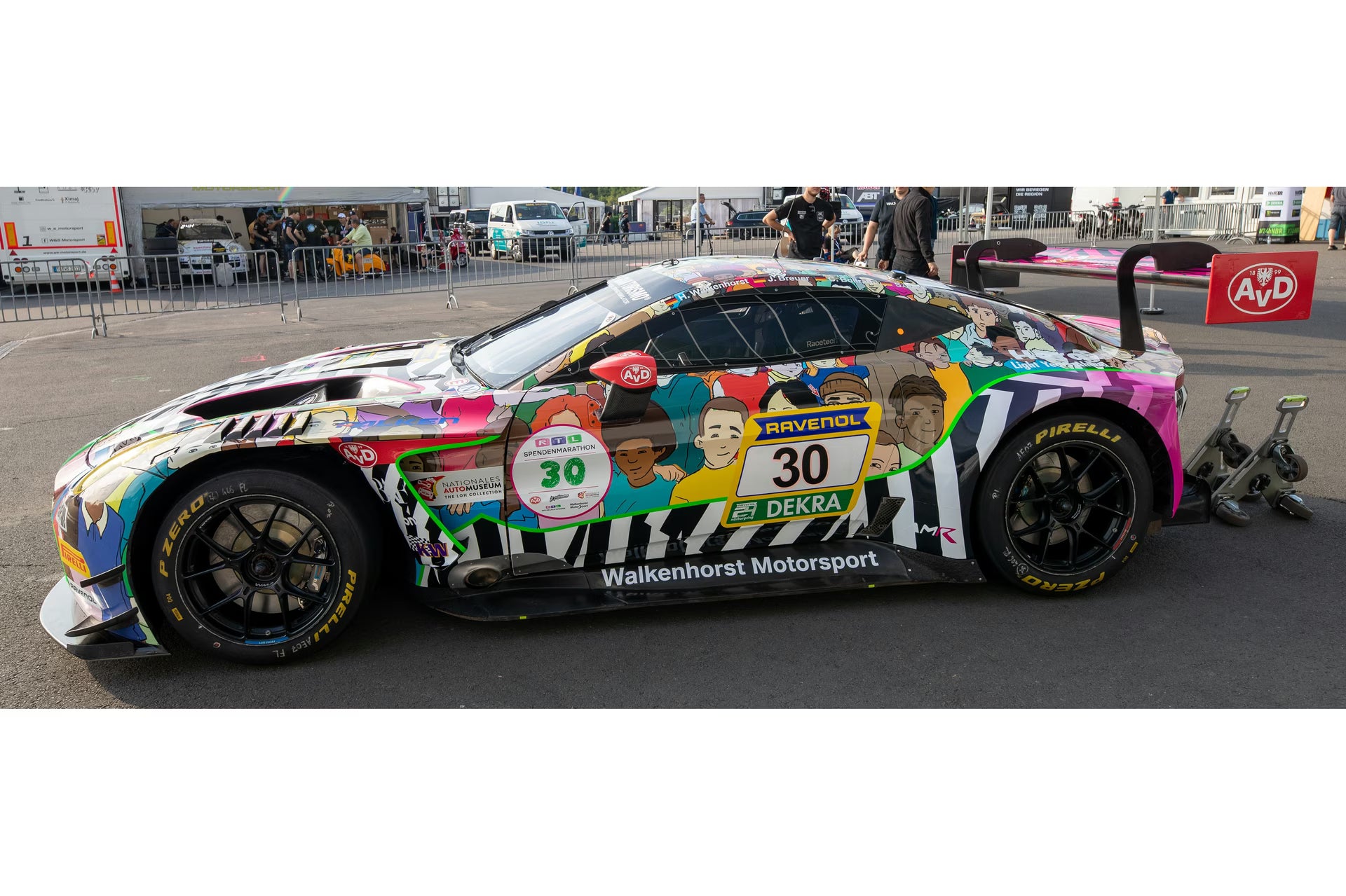 Pre-Order - Aston Martin Vantage AMR GT3 EVO No.30 Walkenhorst Motorsport 24H Nürburgring 2025 H. Walkenhorst - J. Breuer - S. Aust - C. Bollrath 1:64