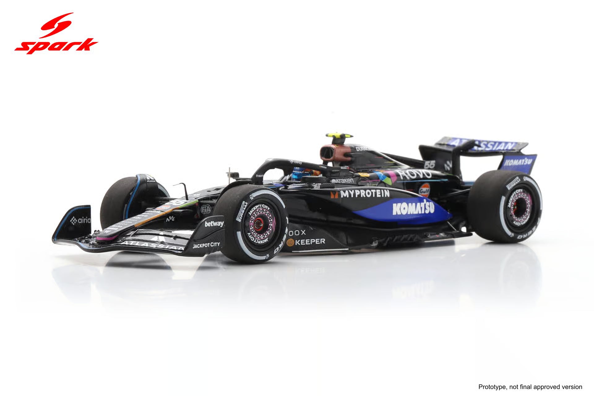 Pre-Order - Atlassian Williams F1 Team FW47 No.55 5th Las Vegas GP 2025 Carlos Sainz 1:43
