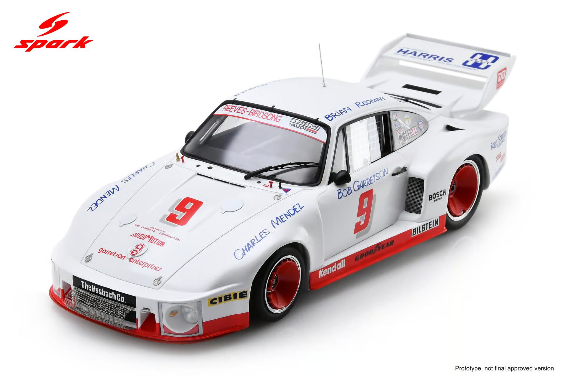 Pre-Order Porsche 935 No.9 Winner Sebring 12H 1978 B. Redman - C. Mendez - B. Garretson