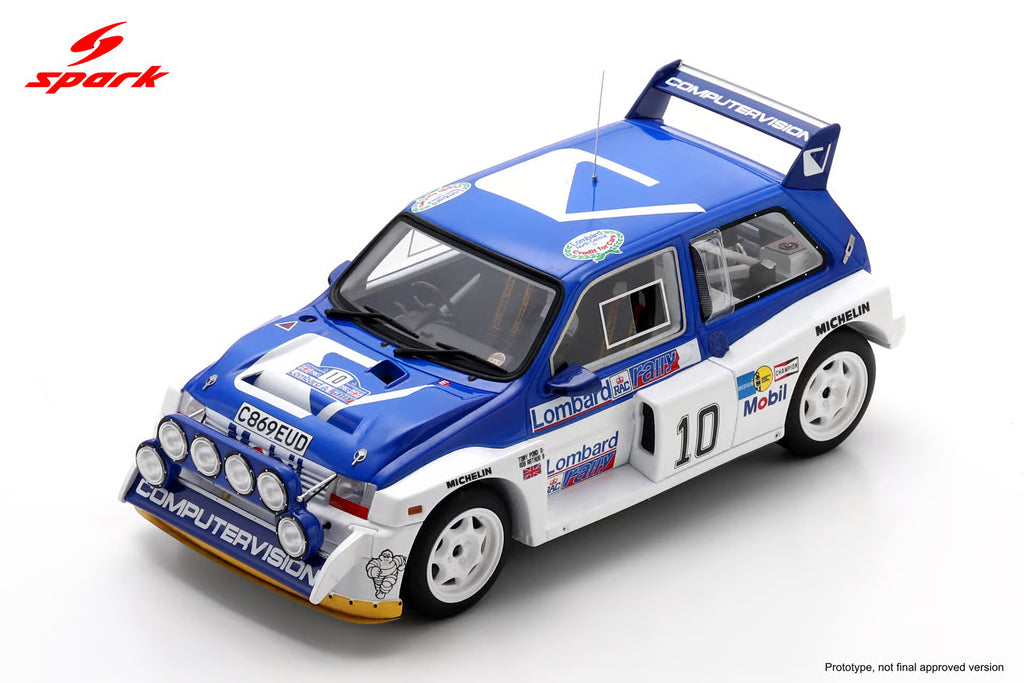 Pre-Order MG Metro 6R4 No.10 3rd RAC Rally 1985 T. Pond – R. Arthur