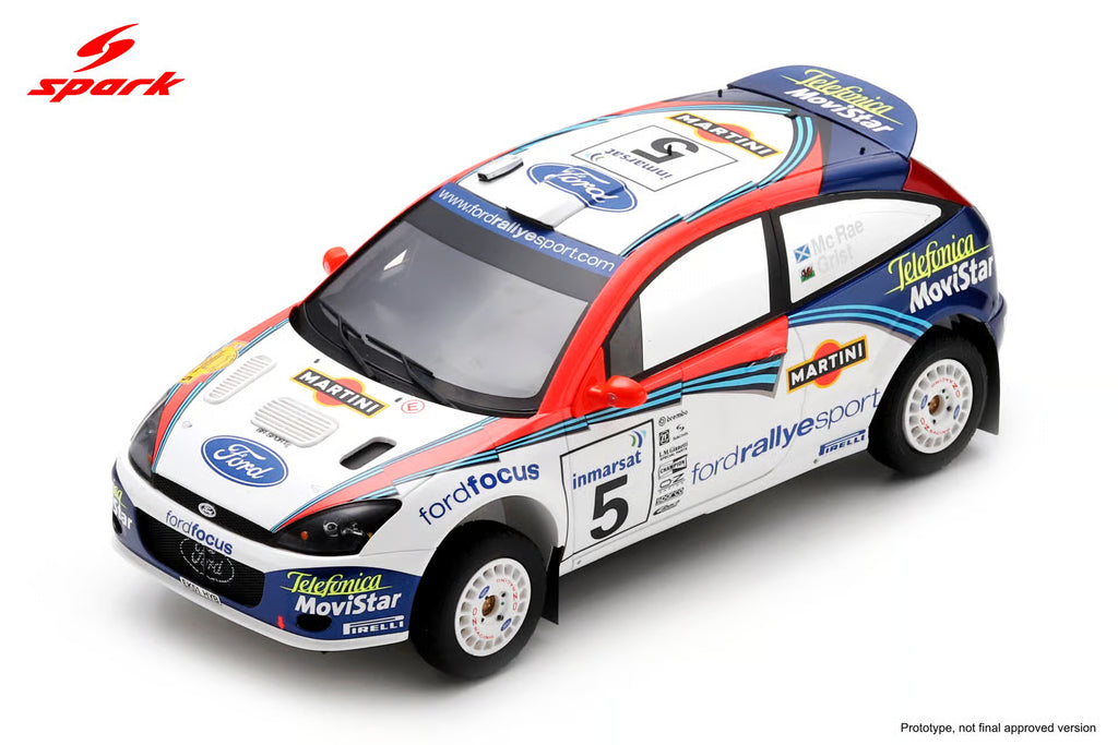 Pre-Order Ford Focus WRC 02 No.5 Winner Safari Rally 2002 C. McRae - N. Grist