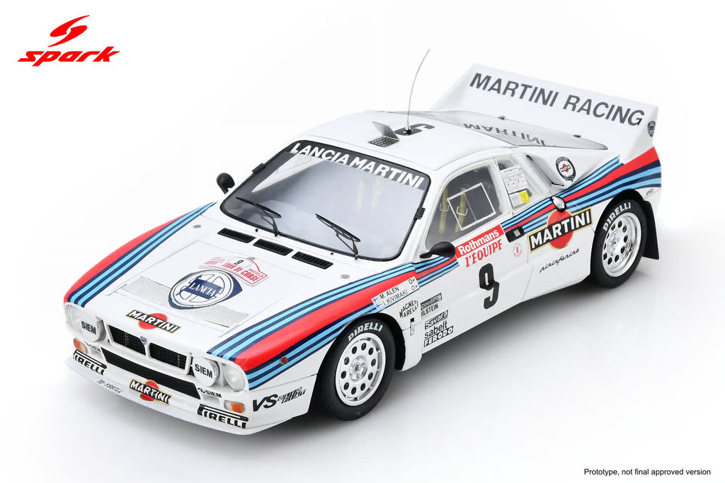 Pre-Order Lancia 037 Rally No.9 Winner Tour de Corse 1983 M. Alén - I. Kivimäki