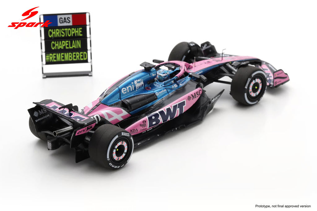 Pre-Order - BWT Alpine Formula One Team A525 No.10 Las Vegas GP 2025 Pierre Gasly (with pit board) 1:43
