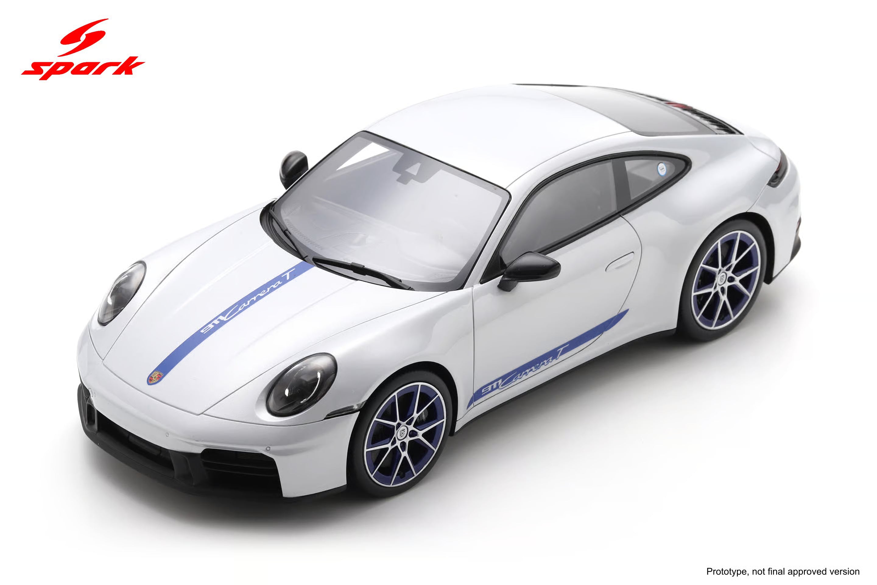 Pre-Order Porsche 911 Carrera T (992.2) - Ice Grey Metallic