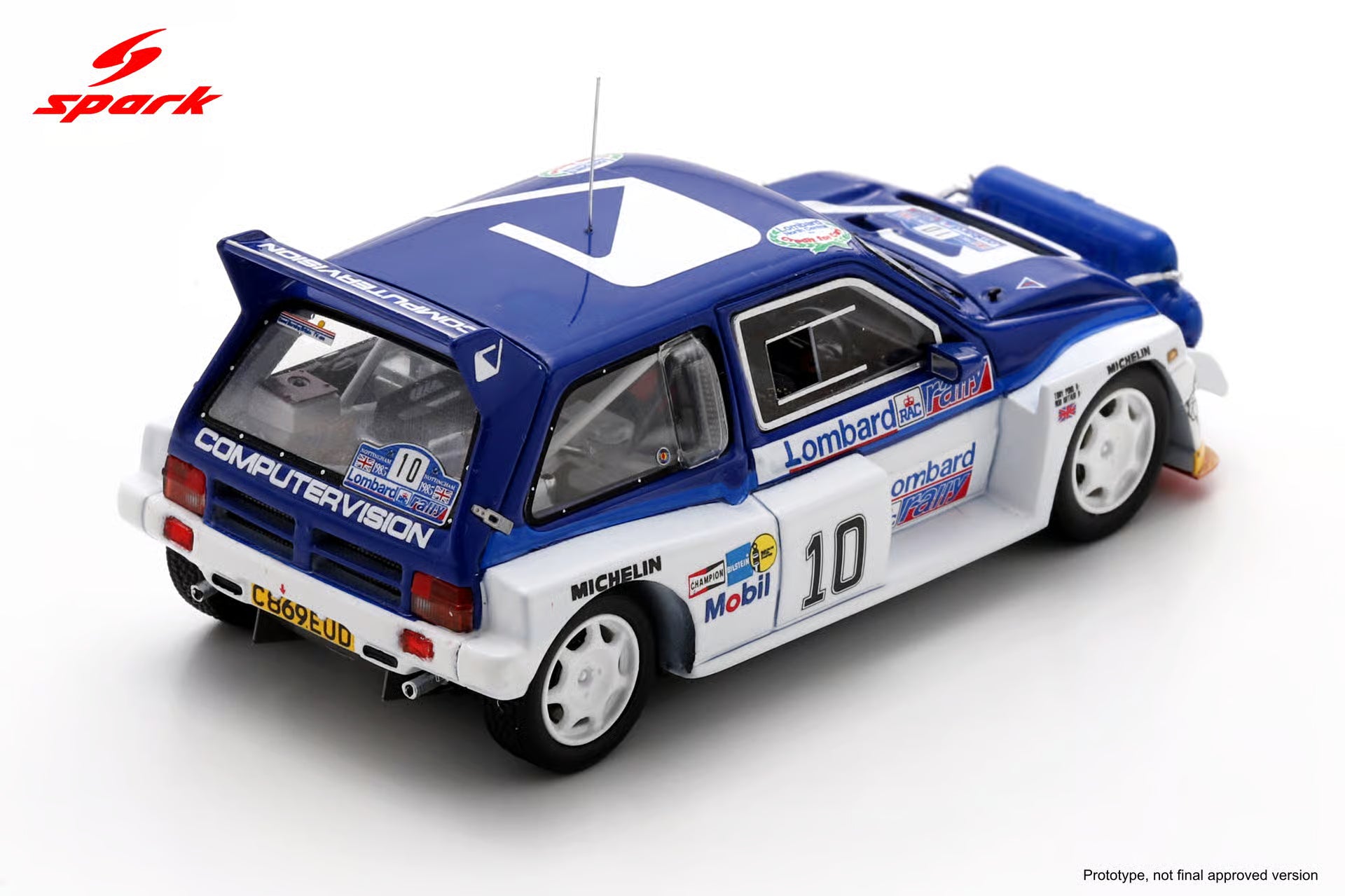 Pre-Order MG Metro 6R4 No.10 3rd RAC Rally 1985 T. Pond – R. Arthur 1:43