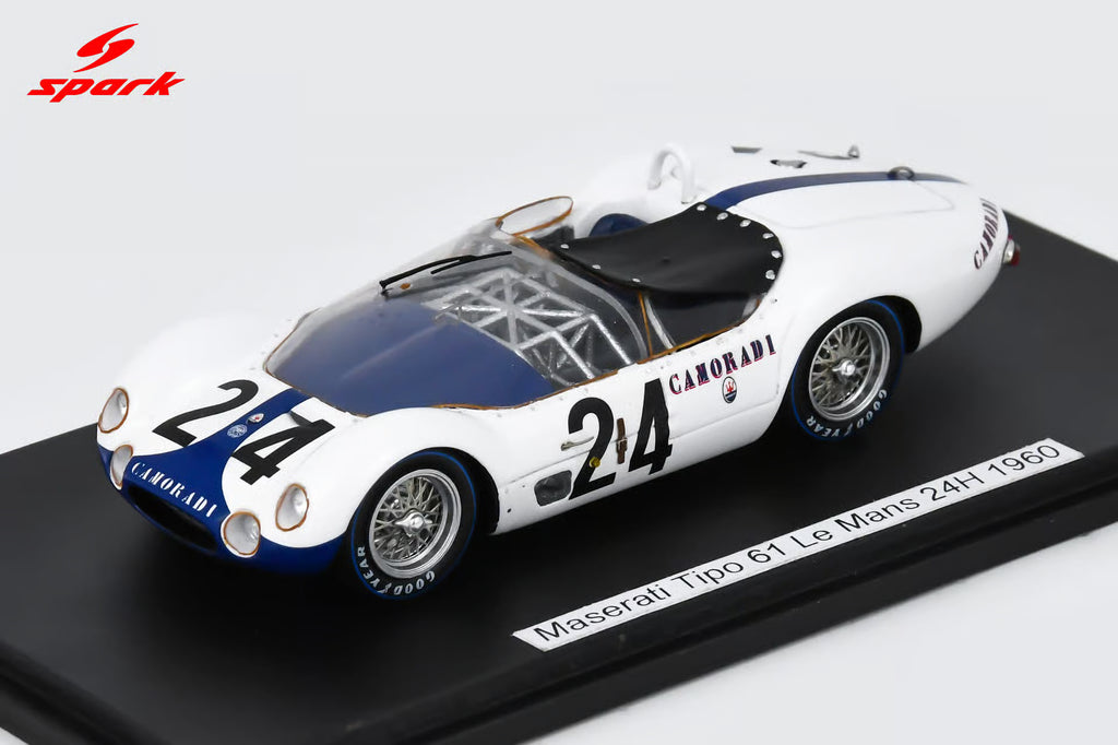 Maserati Tipo 61 No.24 24H Le Mans 1960 M. Gregory - C. Daigh 1:43