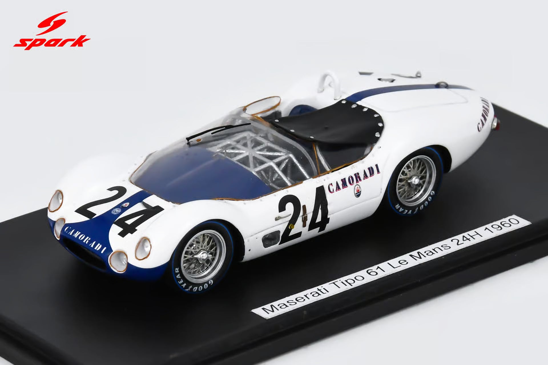 Maserati Tipo 61 No.24 24H Le Mans 1960 M. Gregory - C. Daigh 1:43