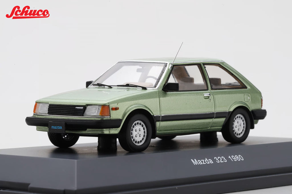 Mazda 323 light met green (Euro version) 1:43