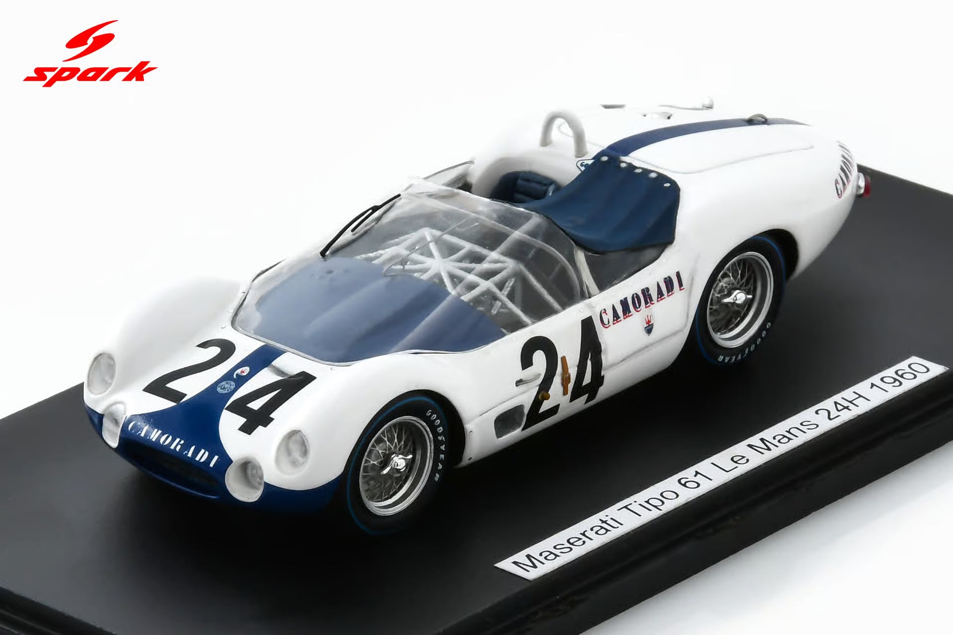 Maserati Tipo 61 No.24 24H Le Mans 1960 M. Gregory - C. Daigh 1:43