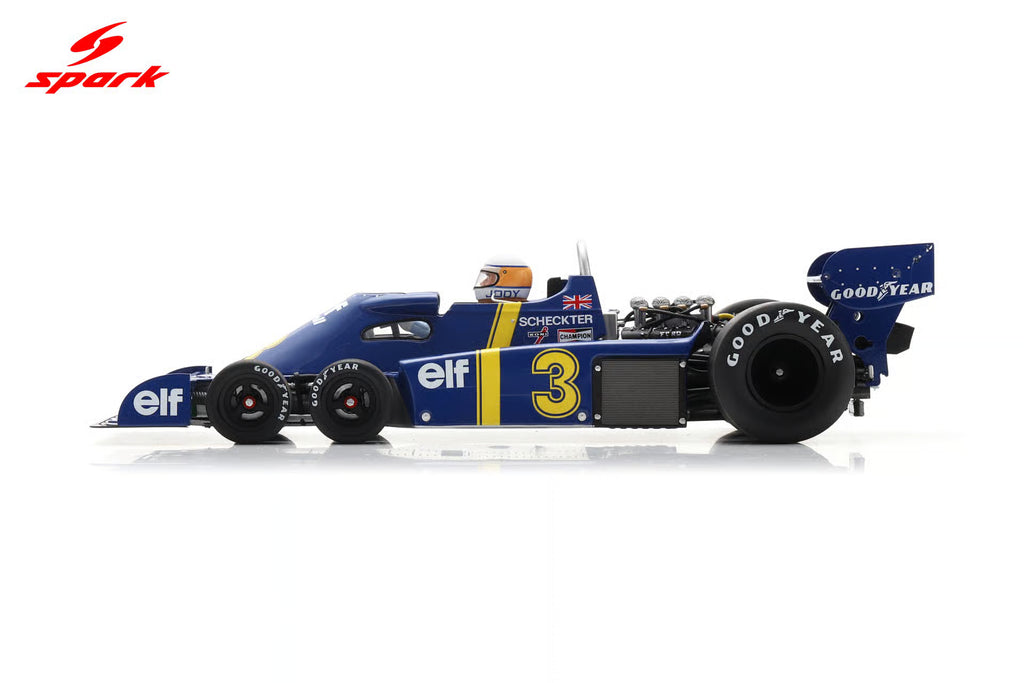 Pre-Order Tyrrell P34 No.3 Winner Sweden GP 1976 Jody Scheckter 1:18