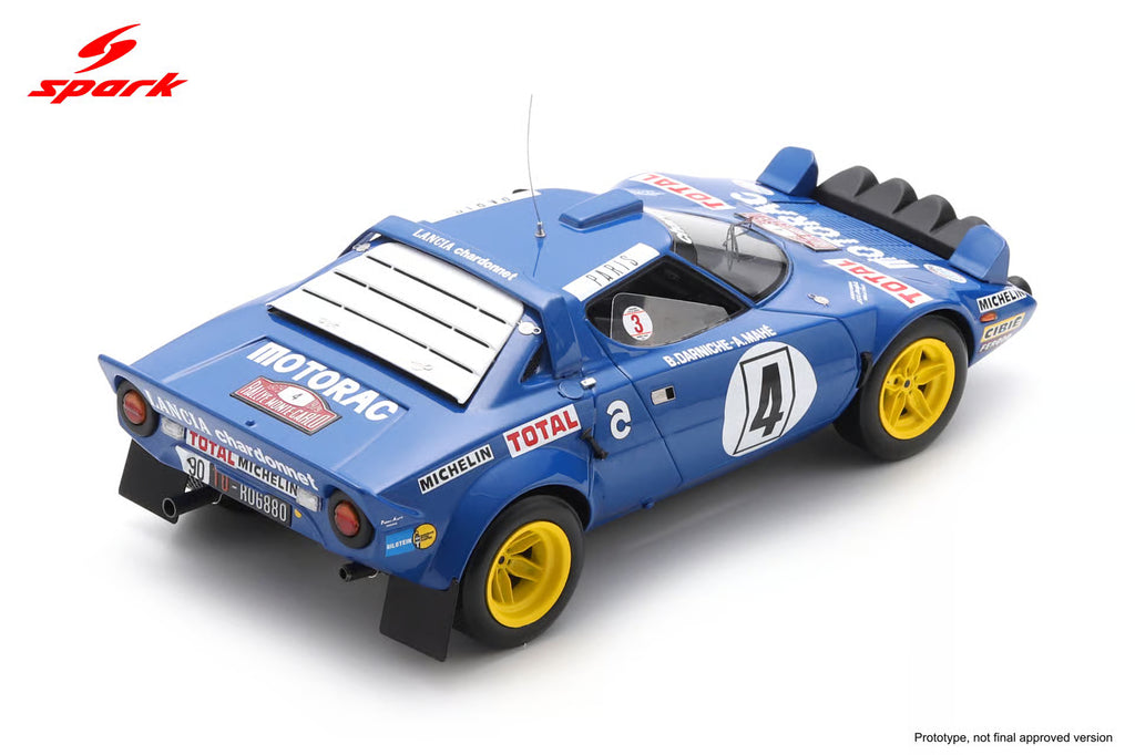 Pre-Order Lancia Stratos No.4 Winner Monte Carlo Rally 1979 B. Darniche - A. Mahé