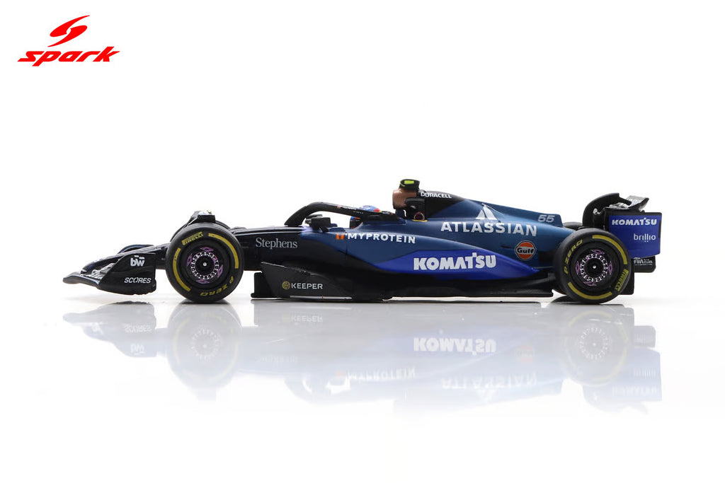 Williams FW47 No.55 Williams Racing Chinese GP 2025 Carlos Sainz 1:64