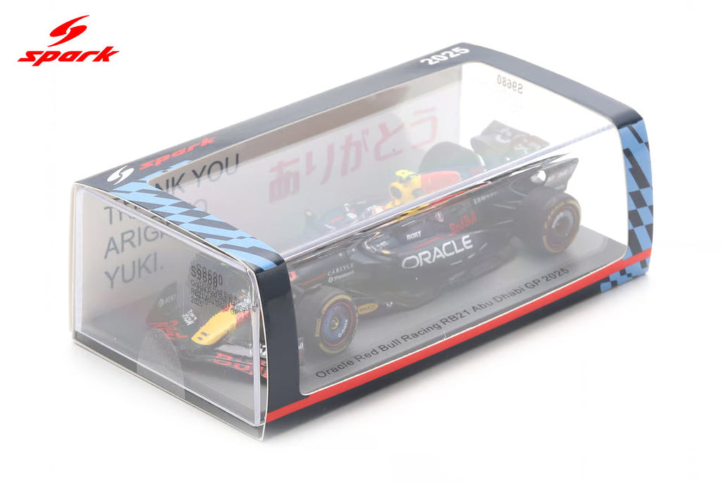 Red Bull Racing RB21 No.22 Oracle Red Bull Racing Abu Dhabi GP 2025 Yuki Tsunoda 1:43