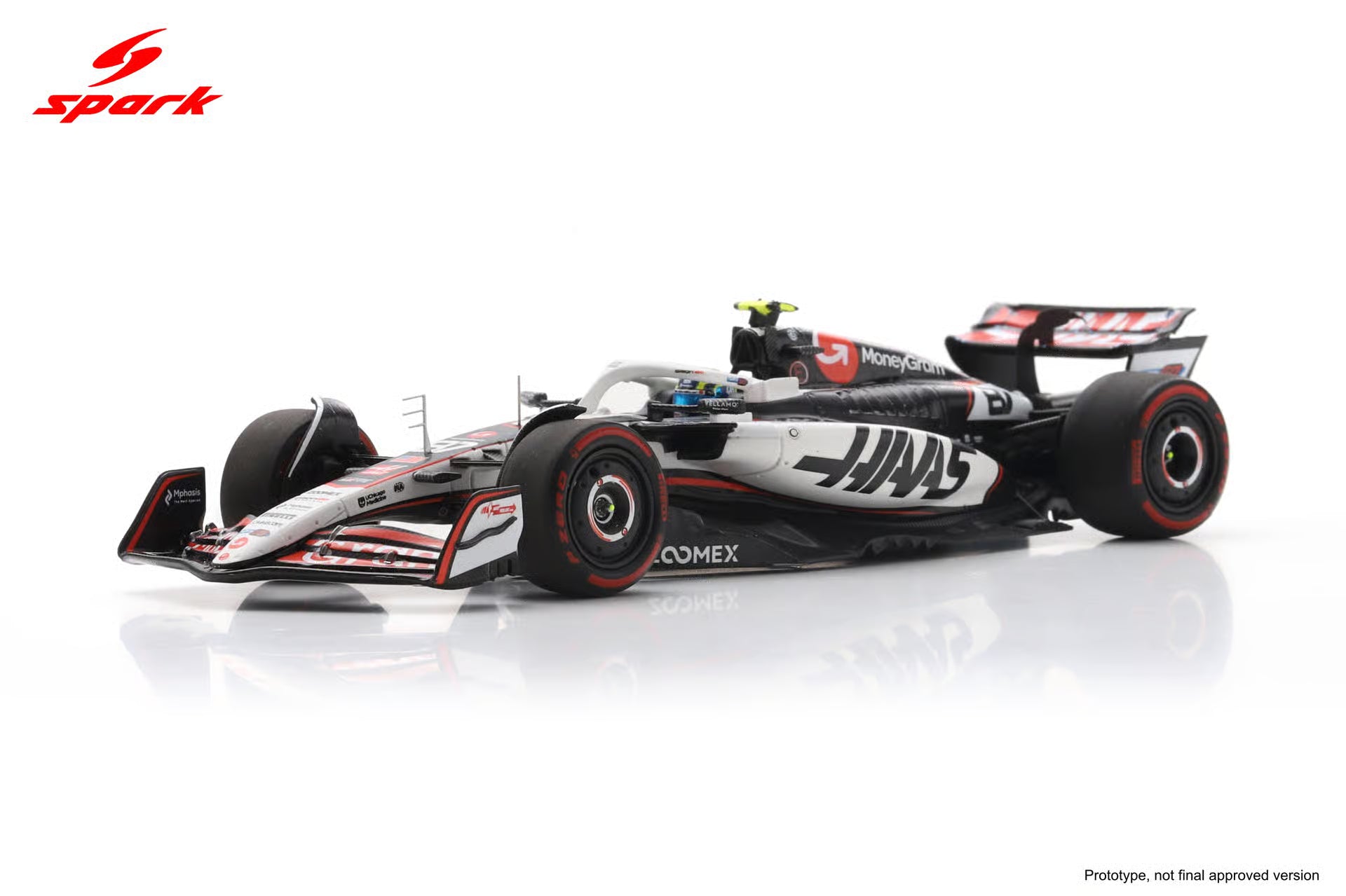 Pre-Order - MoneyGram  Haas F1 Team VF25 No.87 4th Mexican GP 2025 Oliver Bearman (with pit board) 1:43