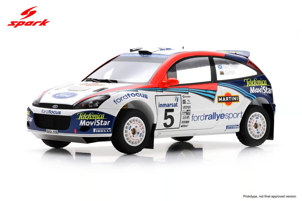 Pre-Order Ford Focus WRC 02 No.5 Winner Safari Rally 2002 C. McRae - N. Grist