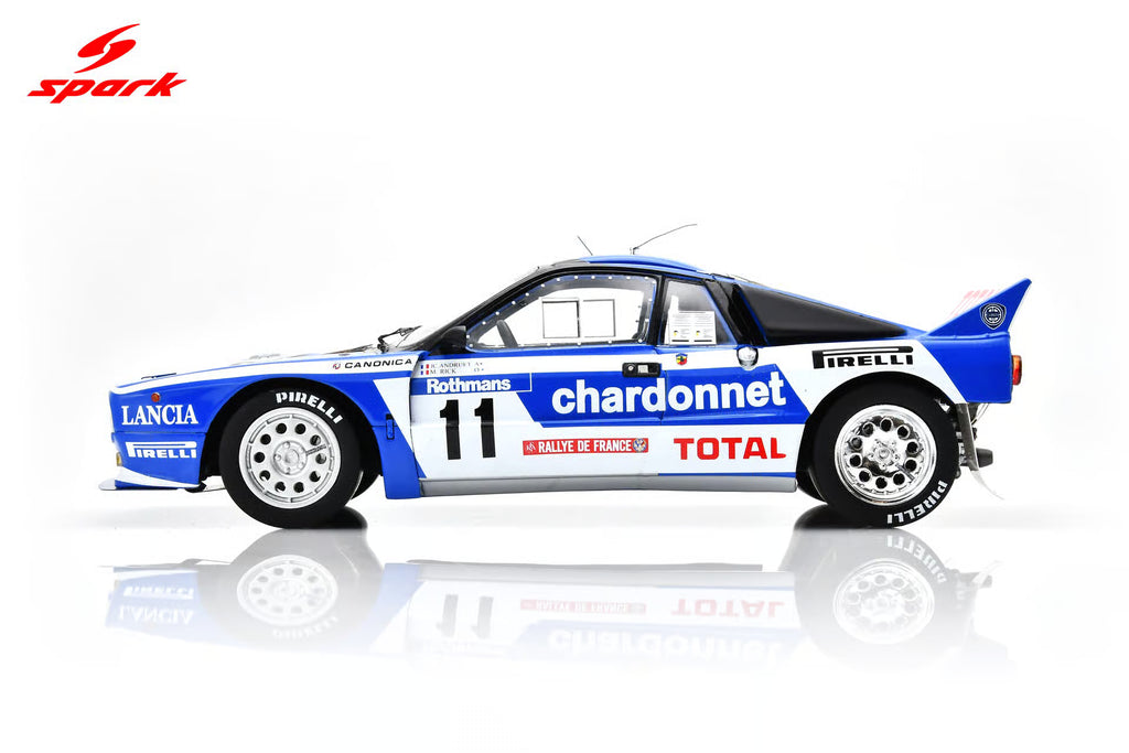 Pre-Order Lancia 037 Rally No.11 6th Tour de Corse 1984 Jean-Claude Andruet - Martine Rick-Place