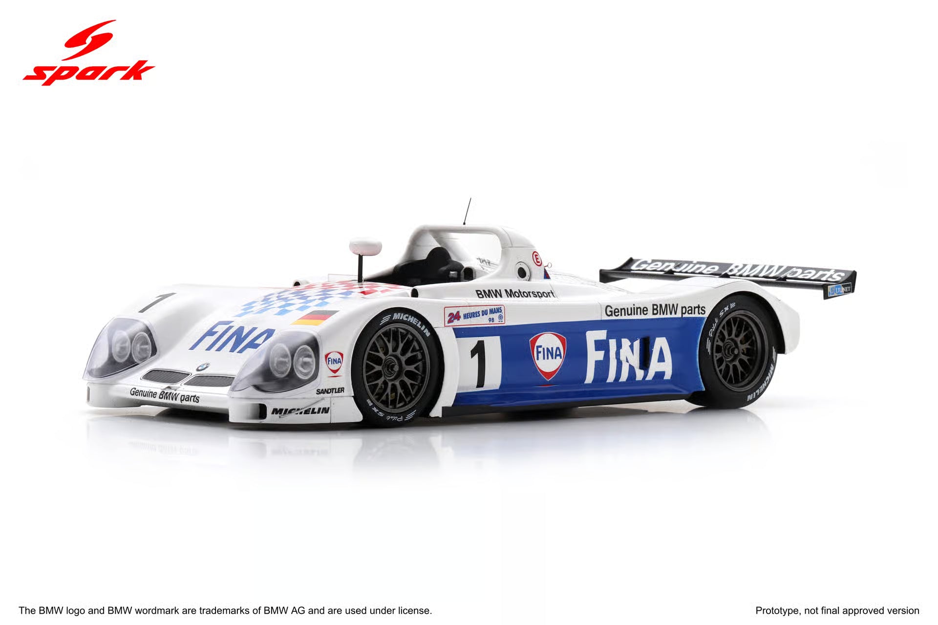 Pre-Order BMW V12 LM No.1 24H Le Mans 1998 H-J. Stuck – T. Kristensen – S. Soper