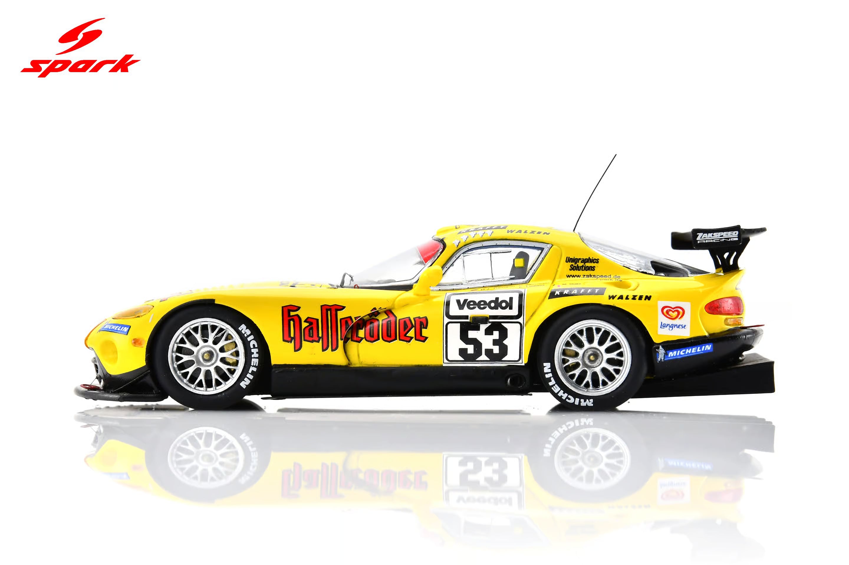 Pre-Order Chrysler Viper GTS-R No.53 Zakspeed Racing Winner Nürburgring 24H 1999 P. Zakowski - H-J. Tiemann - K. Ludwig - M. Duez