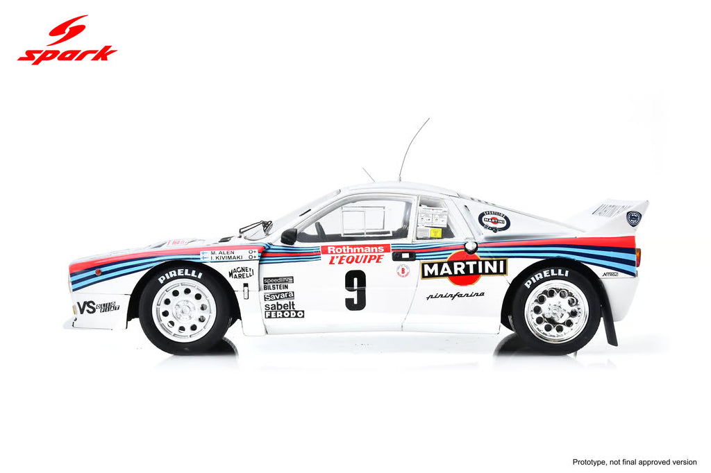 Pre-Order Lancia 037 Rally No.9 Winner Tour de Corse 1983 M. Alén - I. Kivimäki