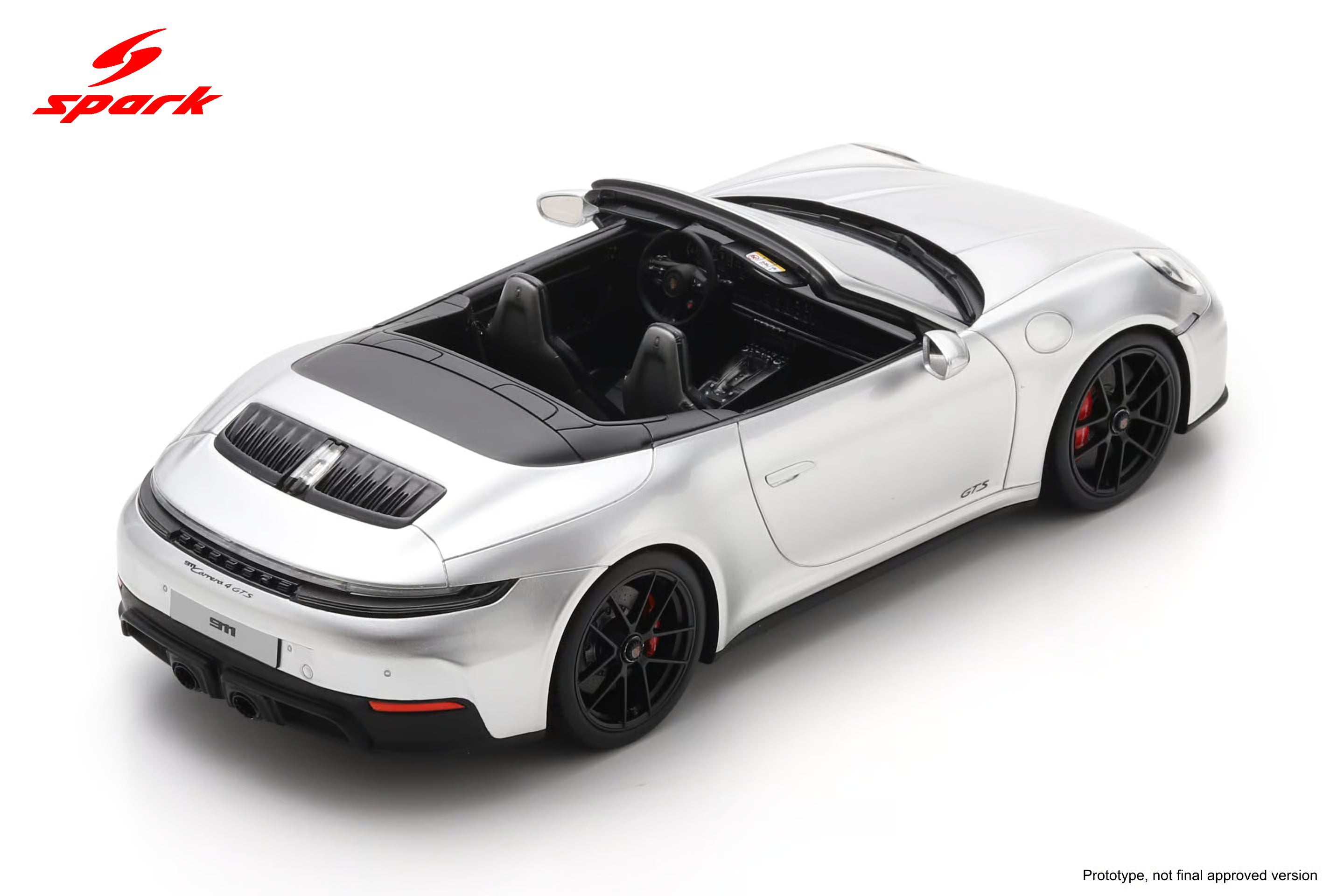 Pre-Order Porsche 911 Carrera 4 GTS Cabriolet  (992.2) - Ice Grey Metallic