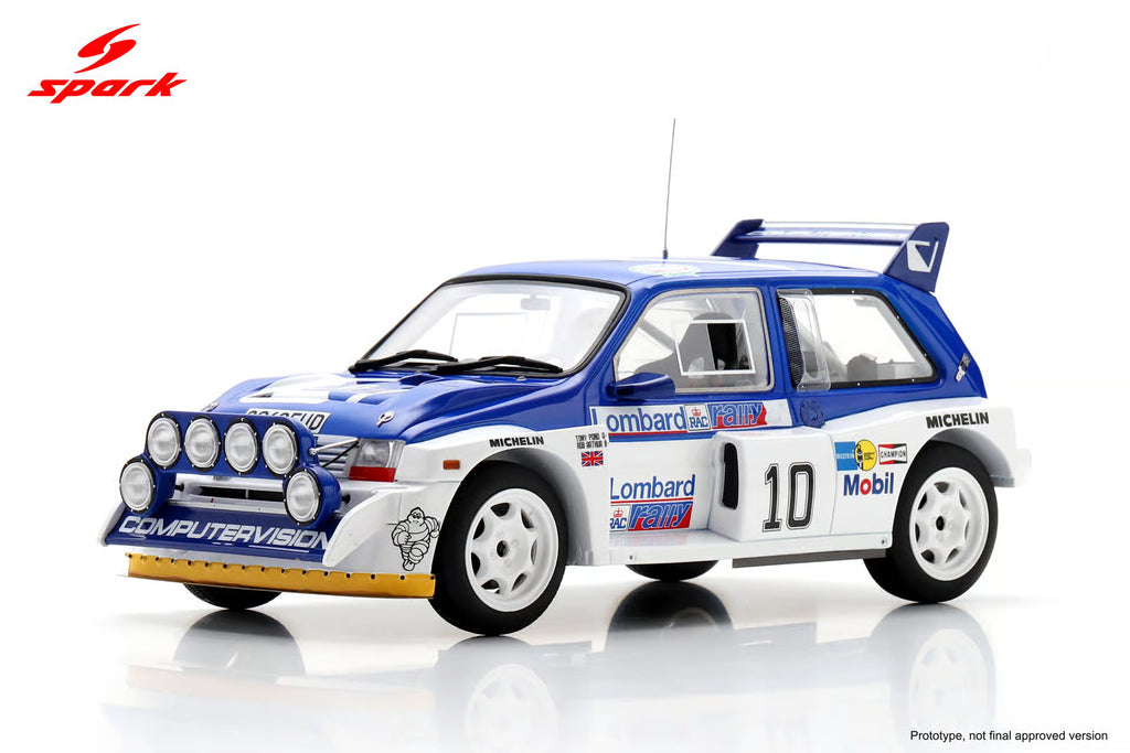 Pre-Order MG Metro 6R4 No.10 3rd RAC Rally 1985 T. Pond – R. Arthur