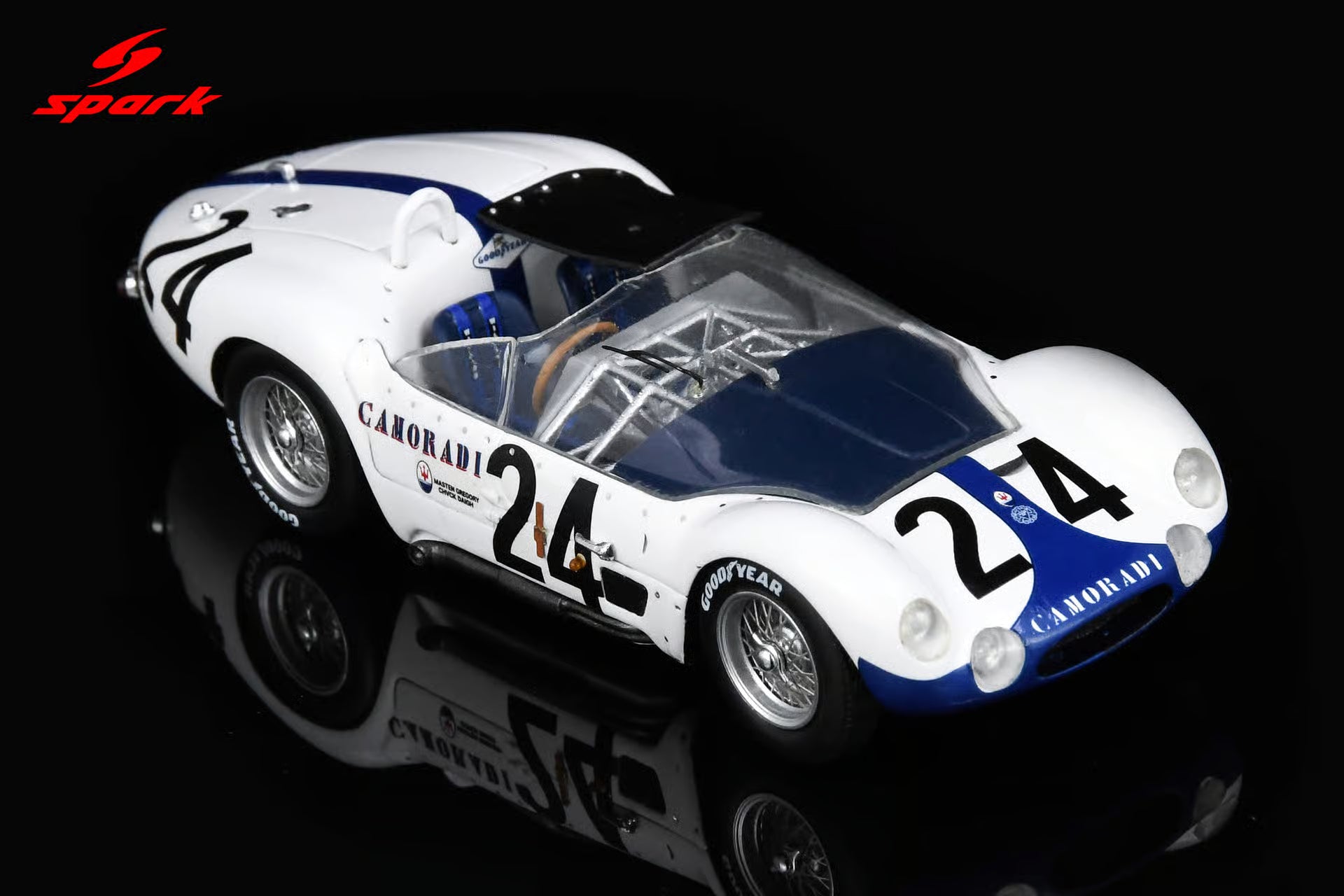 Maserati Tipo 61 No.24 24H Le Mans 1960 M. Gregory - C. Daigh 1:43