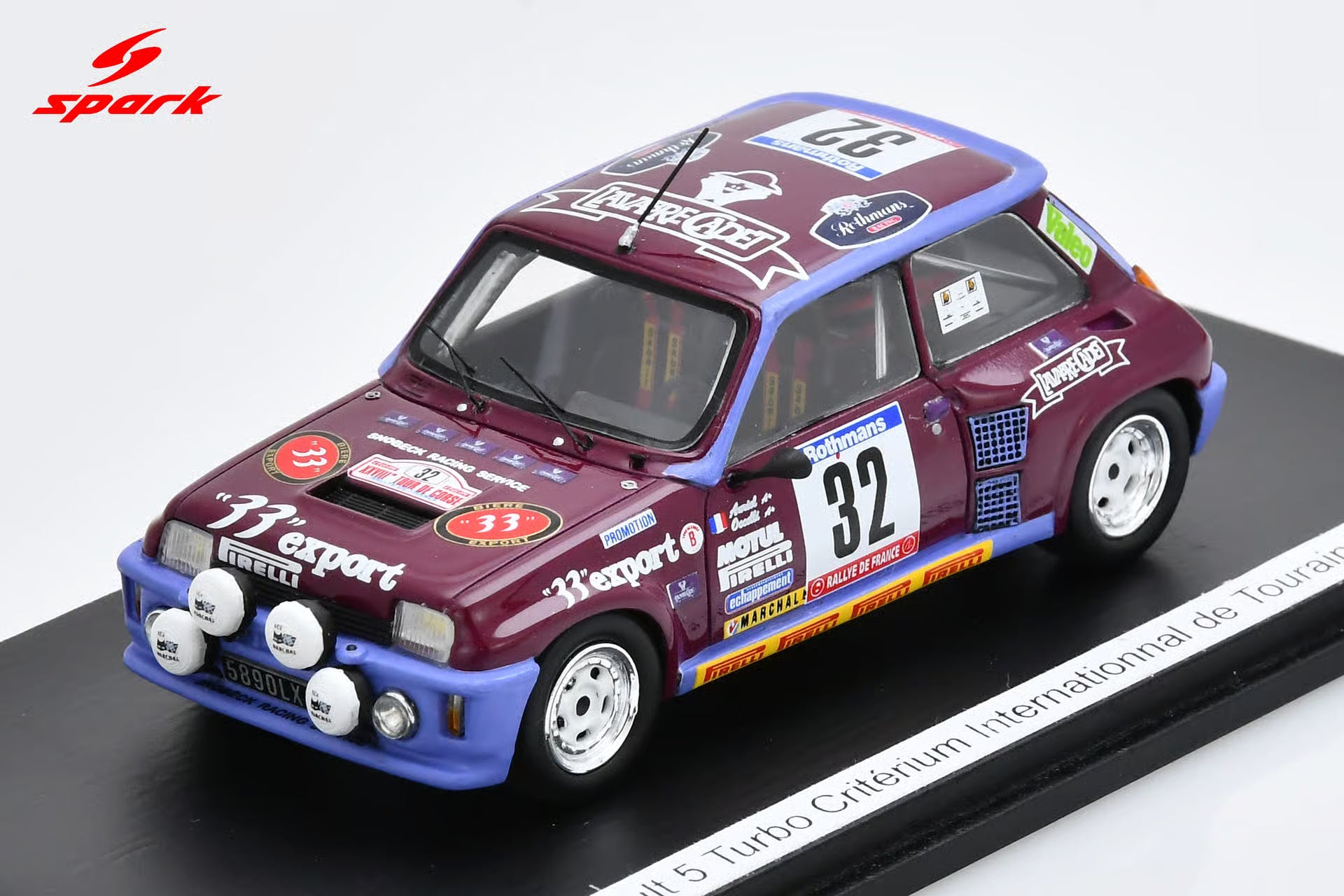 Pre-Order - Renault 5 Turbo No.32 Tour de Corse 1984 Limited 300 1:43