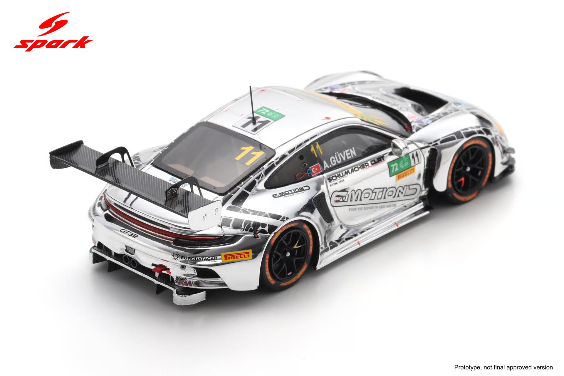 Pre-Order - Porsche 911 GT3 R (992) No.11 SCHUMACHER CLRT  Macau GT Cup - FIA GT World Cup 2025 Ayhancan GÜ VEN