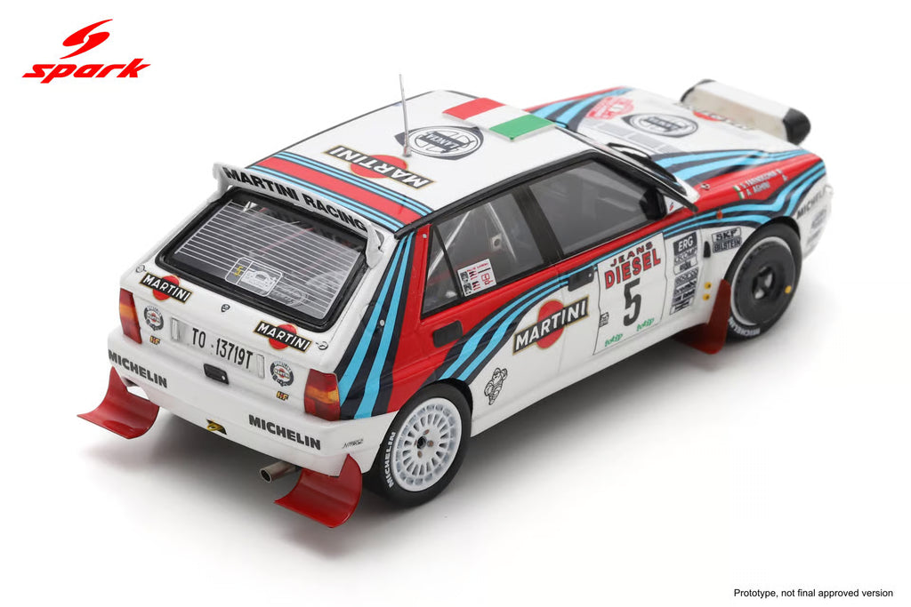 Pre-Order Lancia Delta HF Integrale EVO No.5 Winner Sanremo Rally 1992 A. Aghini - S. Farnocchia
