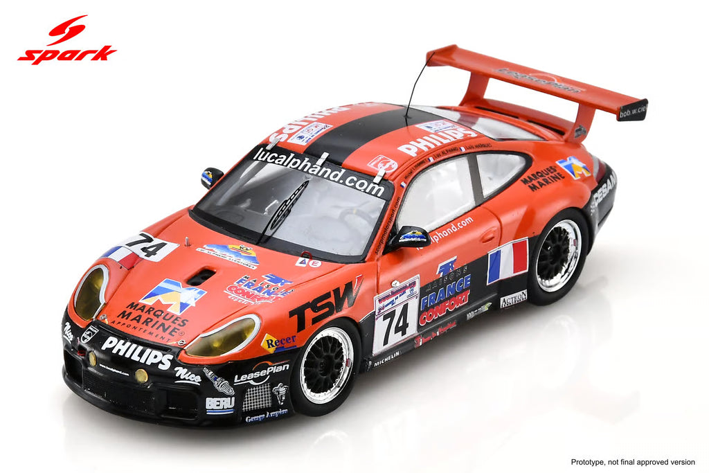 Pre-Order Porsche 996 GT3-R No.74 17th Le Mans 24H 2001 L. Alphand - M. Ligonnet - L. Marques