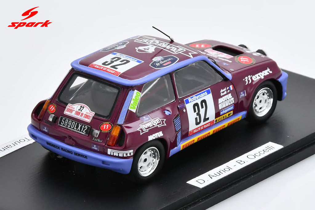 Pre-Order - Renault 5 Turbo No.32 Tour de Corse 1984 Limited 300 1:43