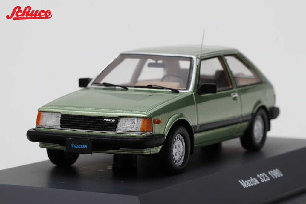 Mazda 323 light met green (Euro version) 1:43