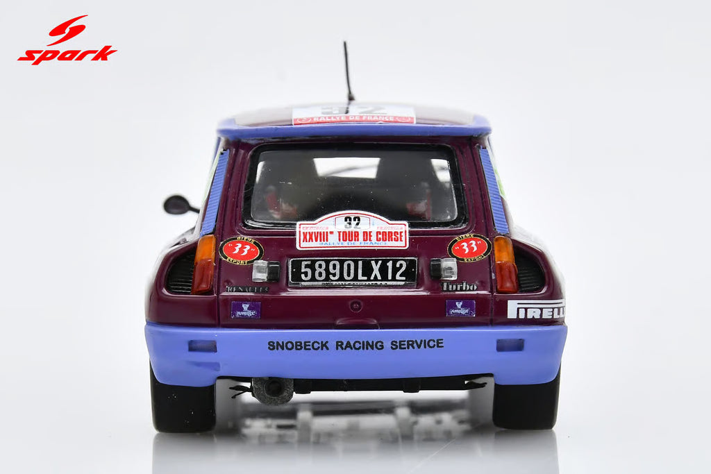Pre-Order - Renault 5 Turbo No.32 Tour de Corse 1984 Limited 300 1:43
