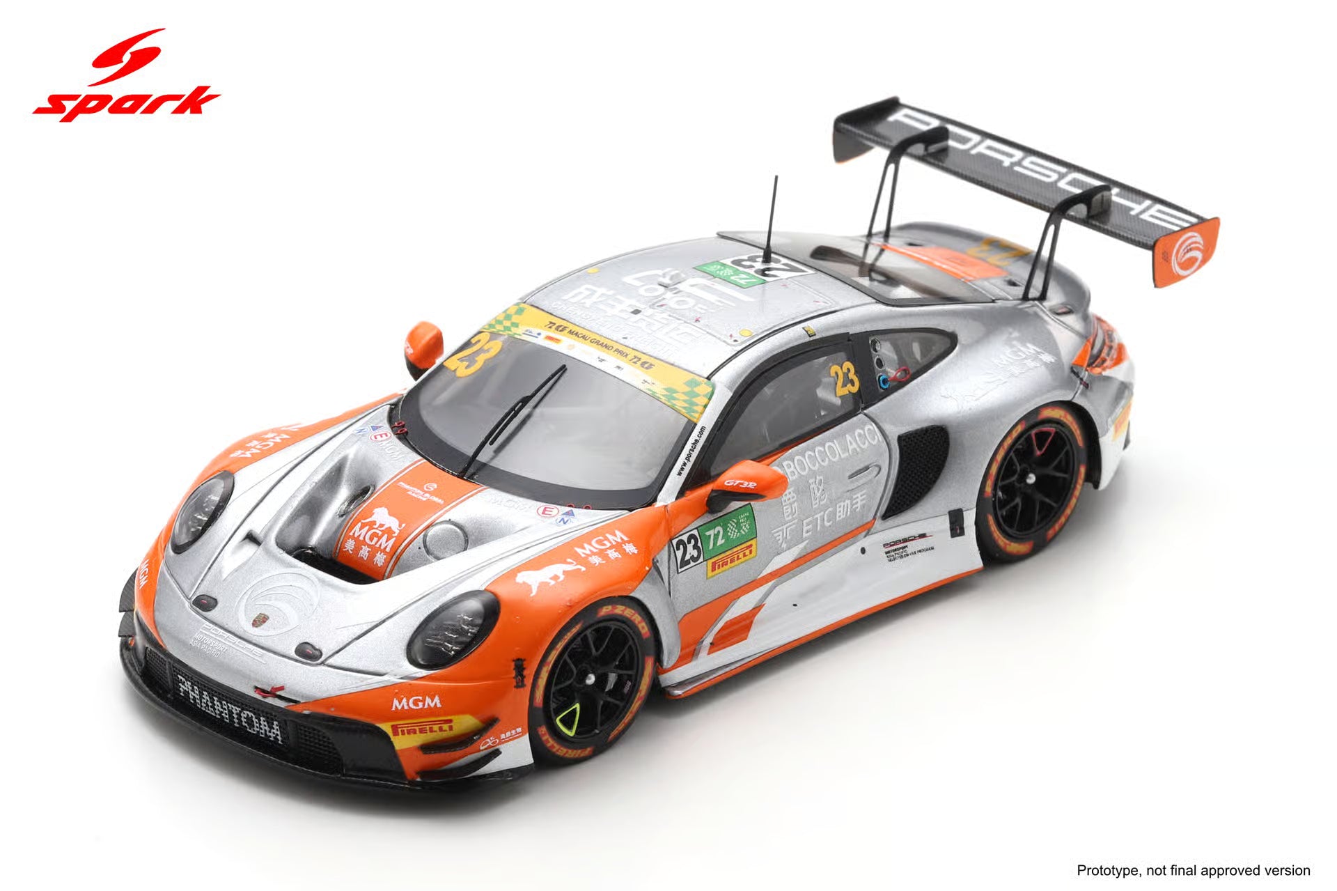 Pre-Order - Porsche 911 GT3 R (992) No.23 Phantom Global Racing Macau GT Cup - FIA GT World Cup 2025 Dorian BOCCOLACCI