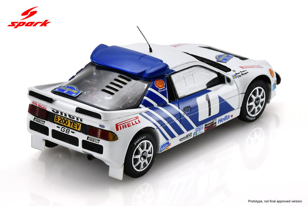 Pre-Order Ford RS200 No.1 Swedish Rally 1986 S. Blomqvist – B. Berglund