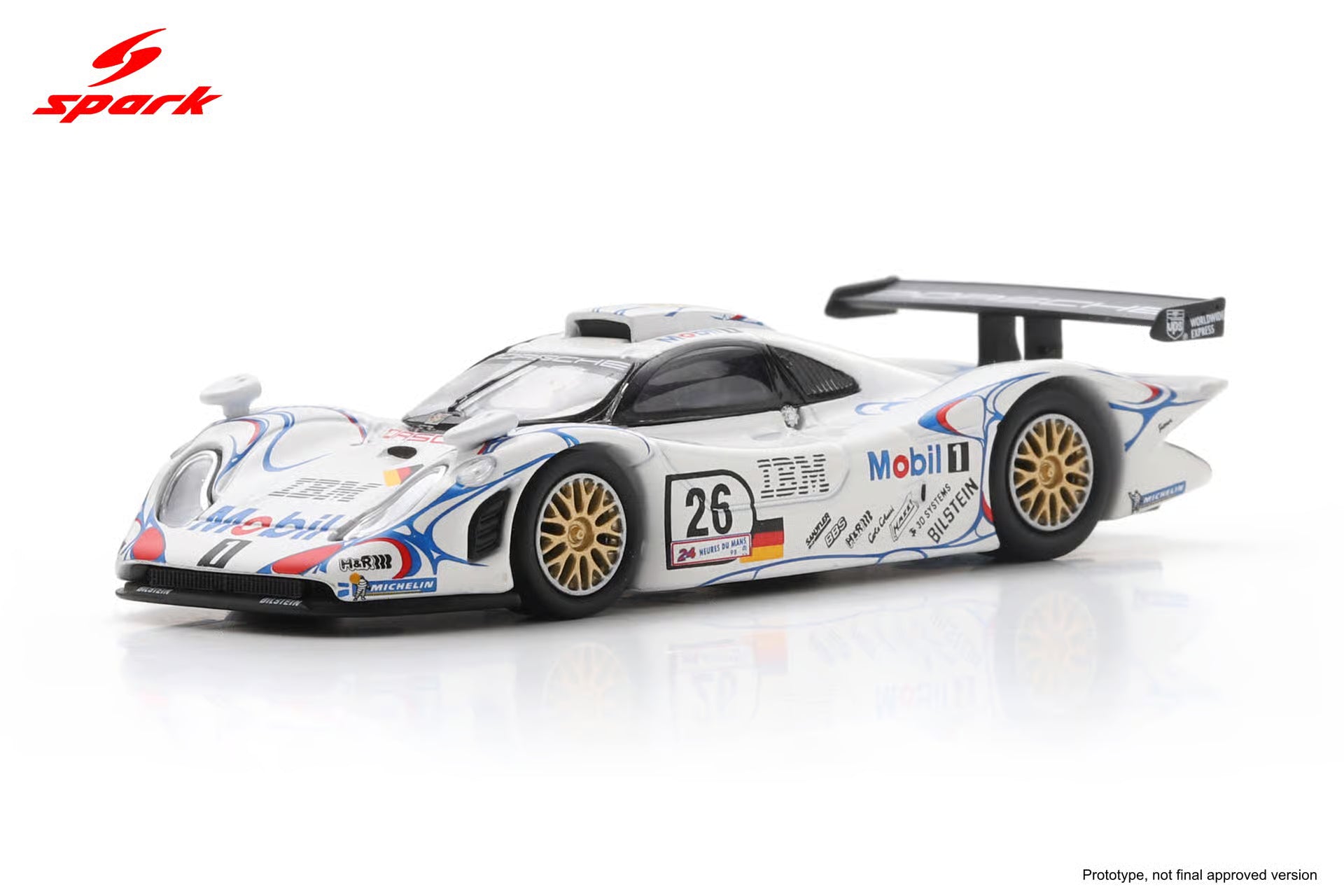 Pre-Order Porsche 911 GT1 No.26 Winner Le Mans 24H 1998 A. McNish - L. Aïello - S. Ortelli