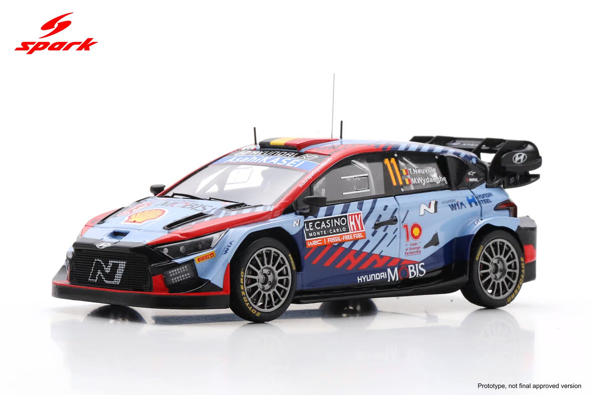Pre-Order Hyundai i20N Rally1 No.11 Winner Monte Carlo Rally 2024 T. Neuville - M. Wydaeghe