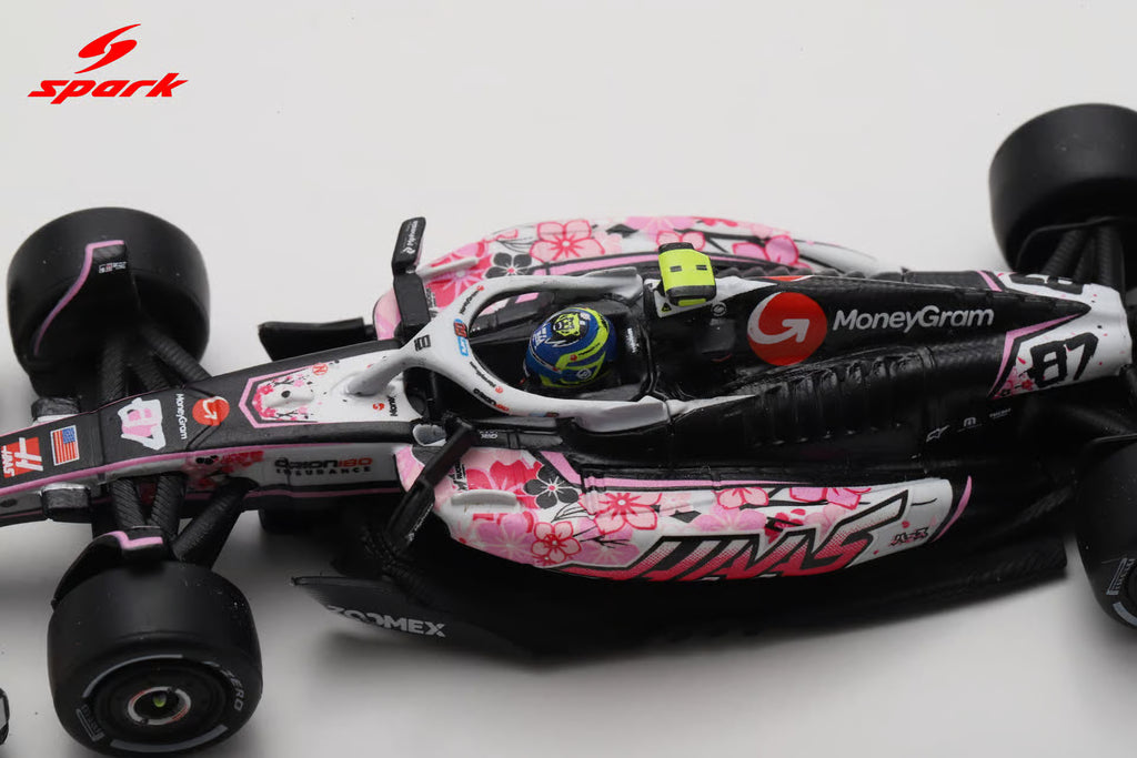 Pre-Order Haas VF-25 No.87 MoneyGram Haas F1 Team Japanese GP 2025 Oliver Bearman 1:64