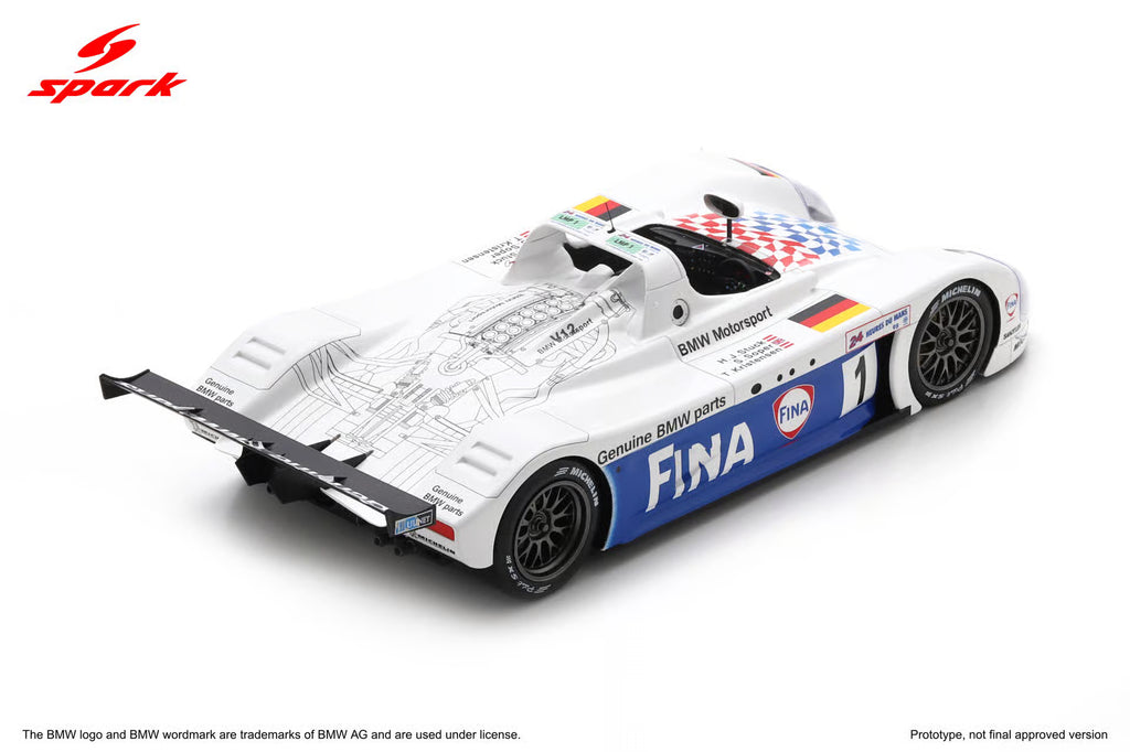 Pre-Order BMW V12 LM No.1 24H Le Mans 1998 H-J. Stuck – T. Kristensen – S. Soper