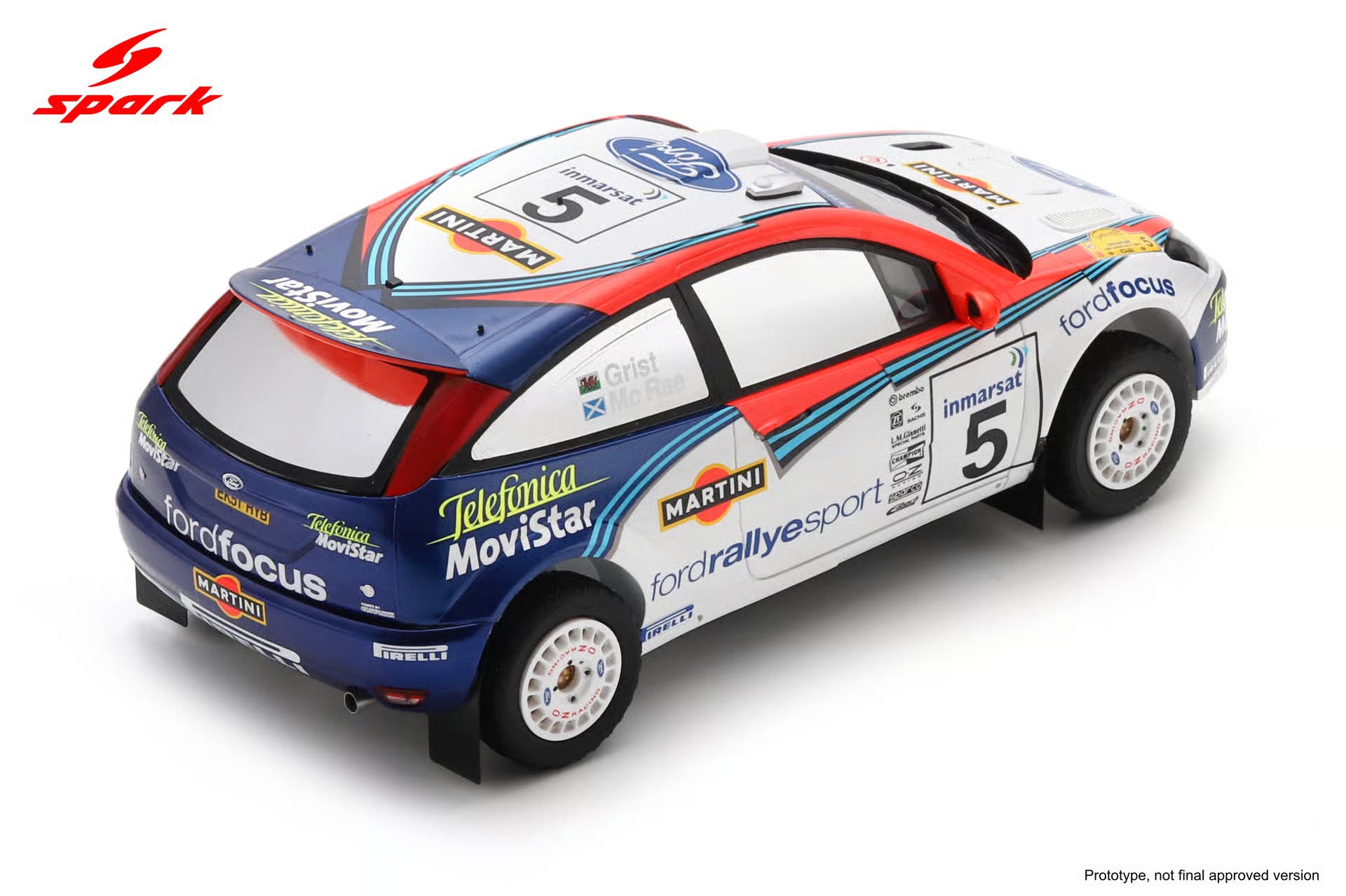 Pre-Order Ford Focus WRC 02 No.5 Winner Safari Rally 2002 C. McRae - N. Grist