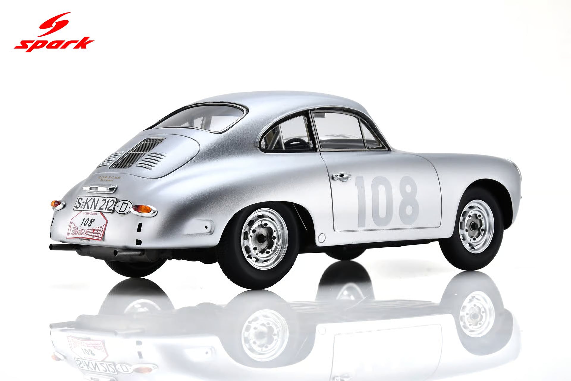 Pre-Order Porsche 356 BT5 1600GS Carrera GT No.108 Winner Tour De Corse 1960 Paul-Ernst Strähle -  Herbert Linge