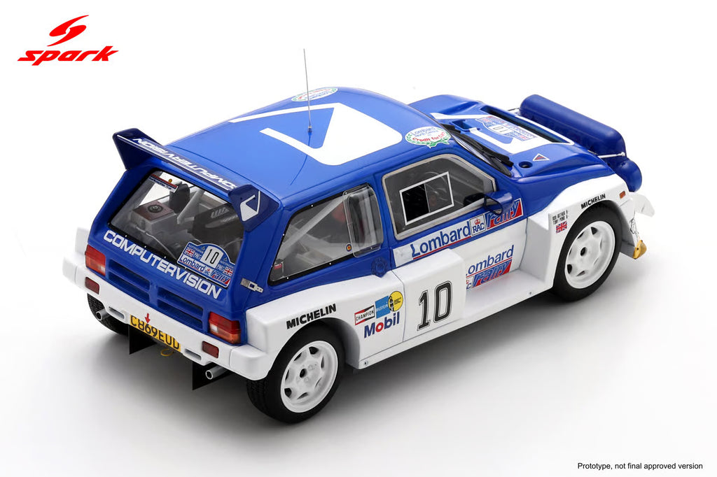 Pre-Order MG Metro 6R4 No.10 3rd RAC Rally 1985 T. Pond – R. Arthur